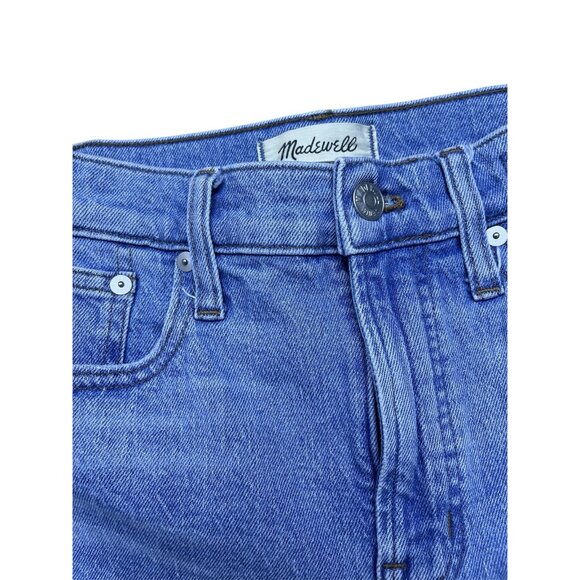 Madewell  Short Women’s The Perfect Mid-Length Jean Short - Size 25 - Picture 2 of 15